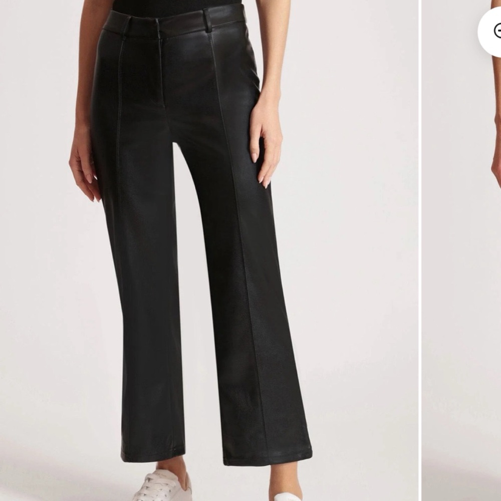 Anthropologie- Avec Les Filles: Straight Leg Pleather Pants